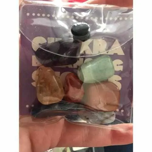 7 Chakra Stones Gift Set - Crystal Tumblestones - Gemstone Essentials Kit