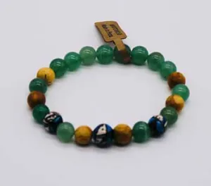 8mm Palo Santo Green Aventurine bracelet