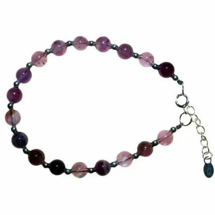 Amethyst & Silver Bracelet