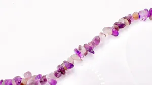 Amethyst Crystal Raw Chip Bracelet