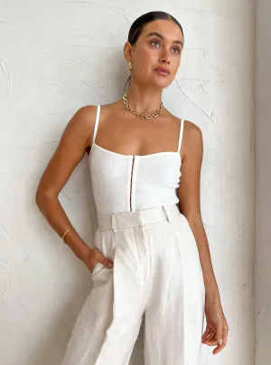 Bec and Bridge Jacinta Knit Tank in Ivory