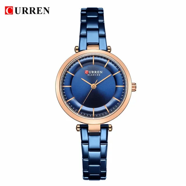 Blue Bracelet. Classy Fashion Wrist Watch