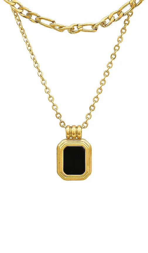 BRACHA Robyn Necklace in Metallic Gold