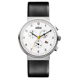 Braun Classic Chronograph Watch BN0035WHBKG