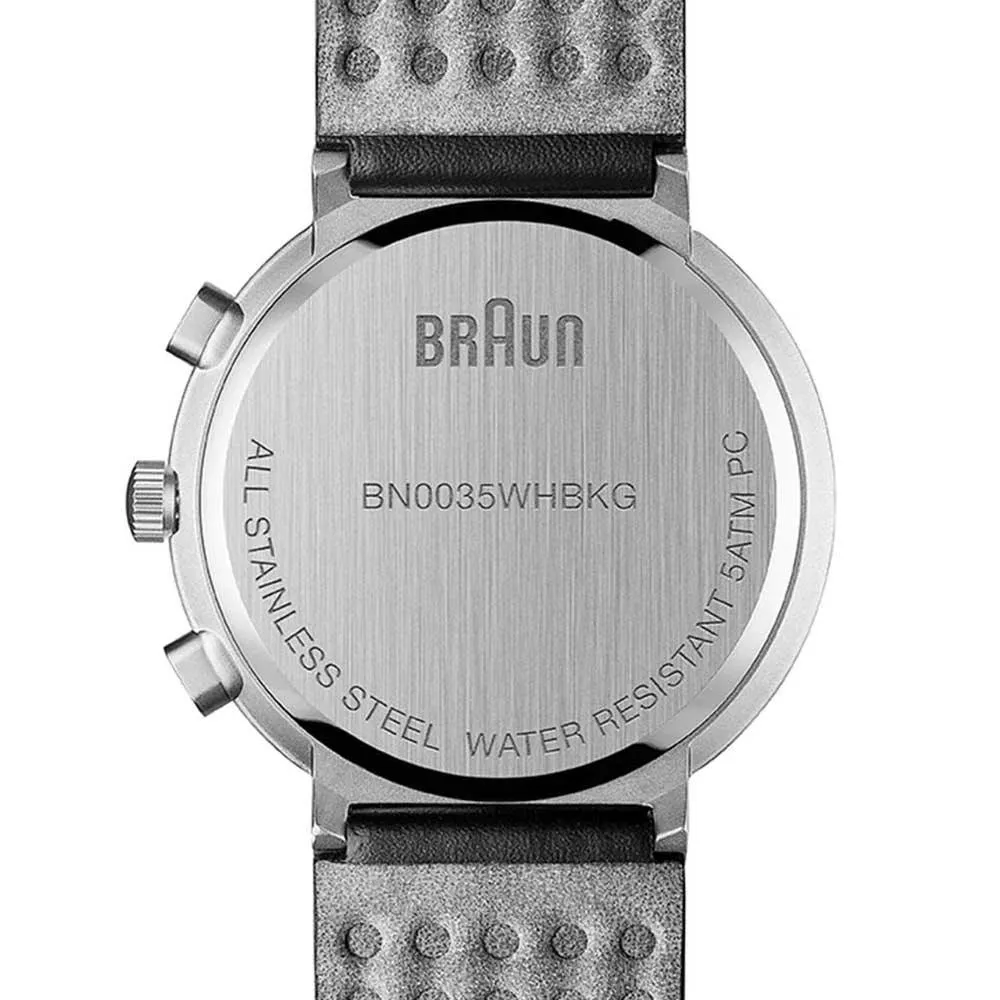 Braun Classic Chronograph Watch BN0035WHBKG