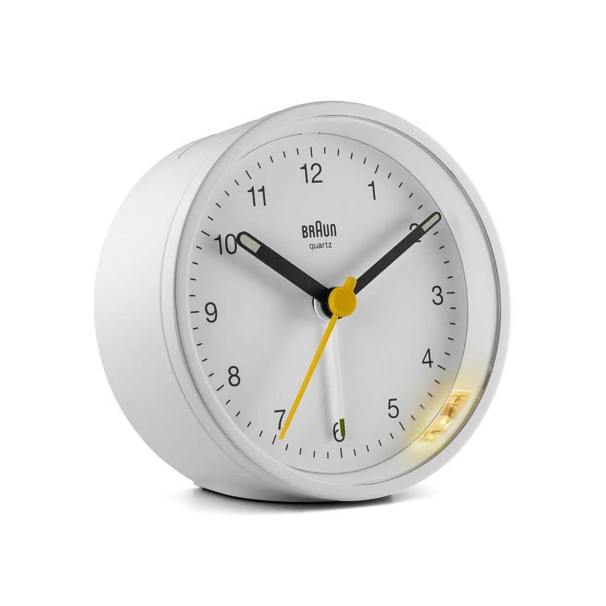 Braun Classic White Analogue Alarm Clock BC12W