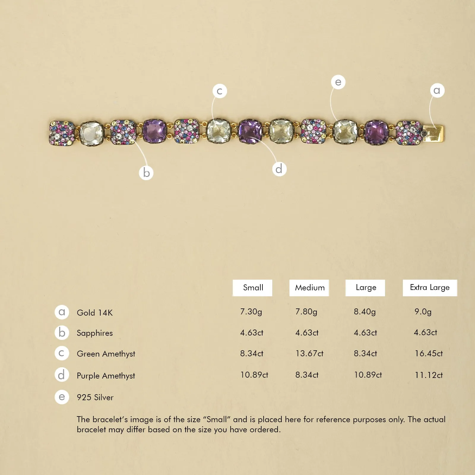 Cairo Orchid Bracelet