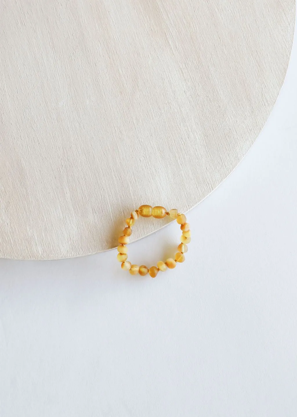 CanyonLeaf Kids Amber Bracelet, Raw Honey