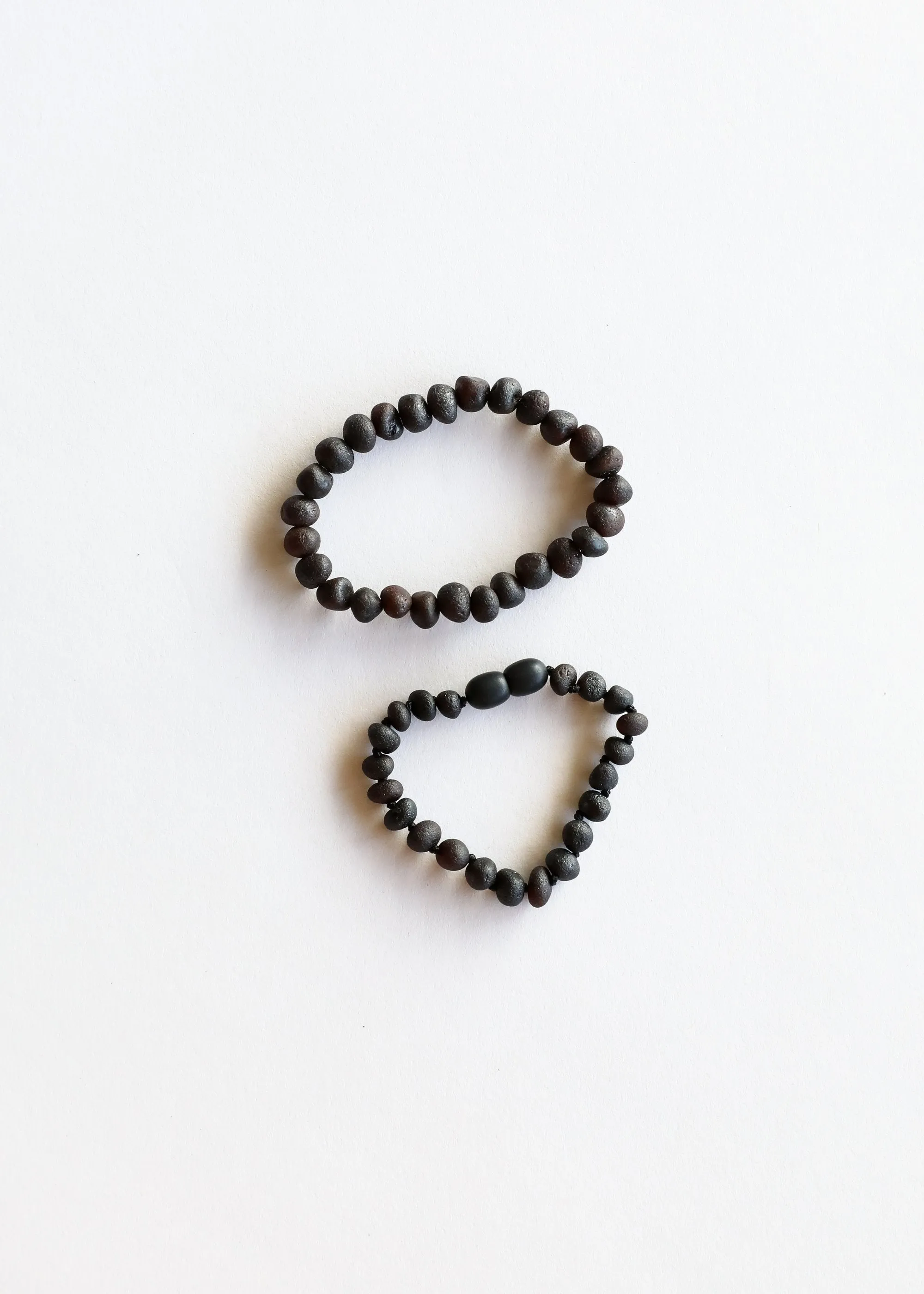 CanyonLeaf Kids Bracelet, Raw Black Amber