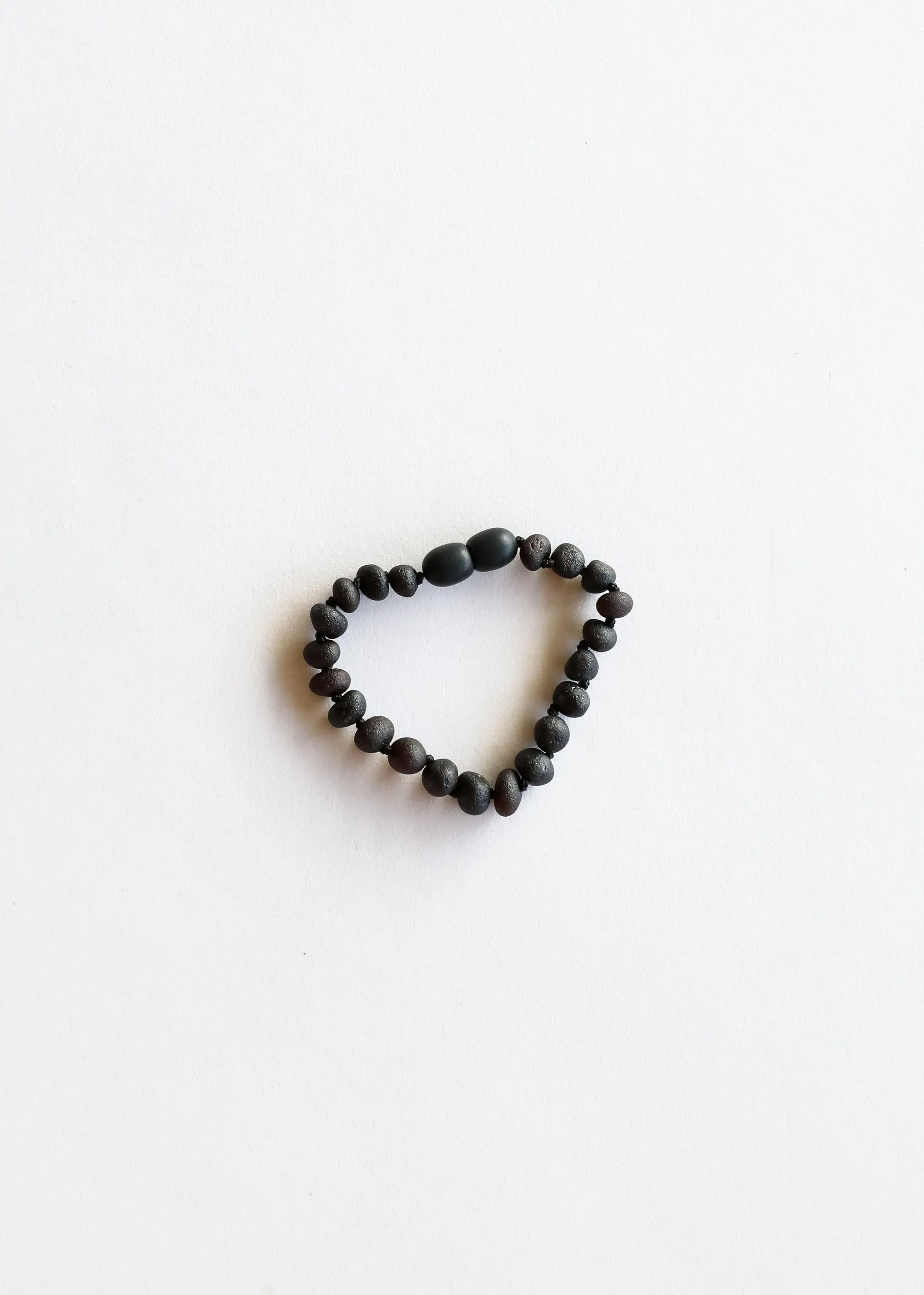 CanyonLeaf Kids Bracelet, Raw Black Amber