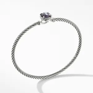 Chatelaine Bracelet with Black Orchid