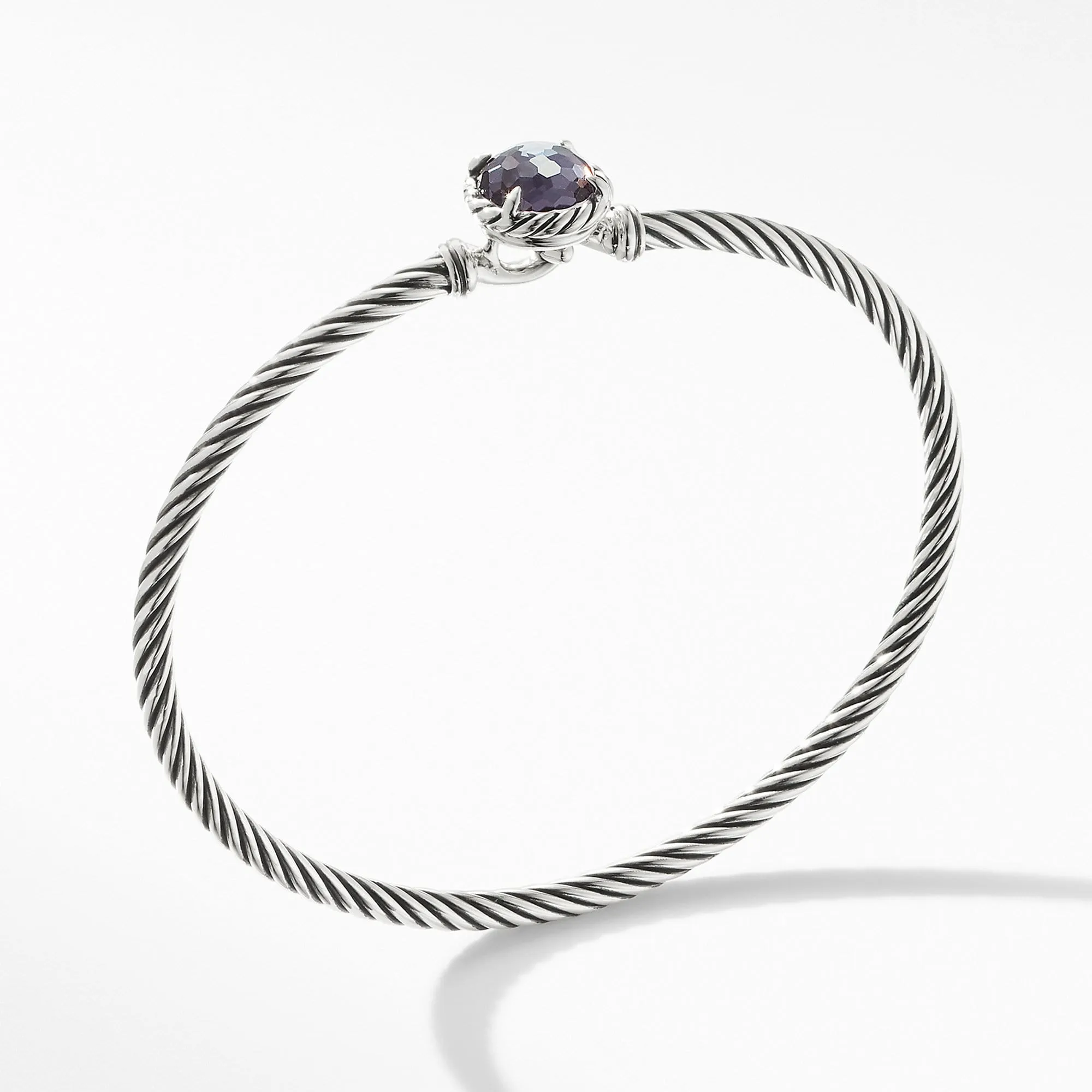 Chatelaine Bracelet with Black Orchid
