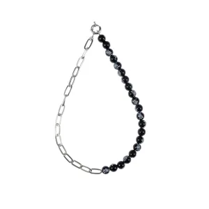 Flower Ball Silver Necklace