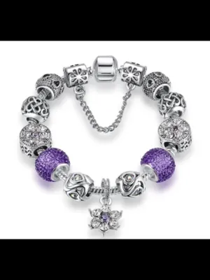Flower European style bracelet