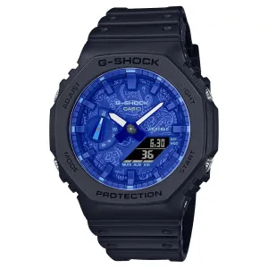 G-Shock Paisley Blue Watch GA-2100BP-1A