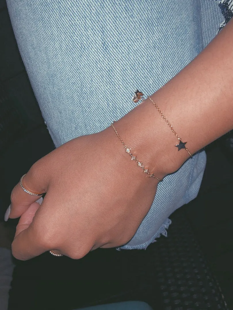Golden Hour - 18K Yellow Gold Golden Star Necklace/Bracelet