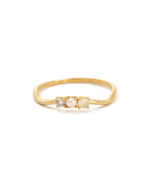 Kirstin Ash Sunrise Opal Ring, Gold