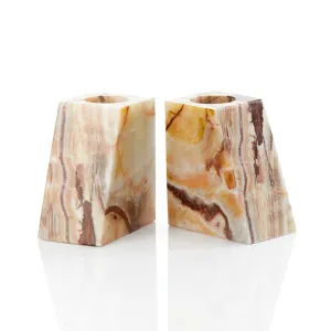 Onyx Vase Bookends