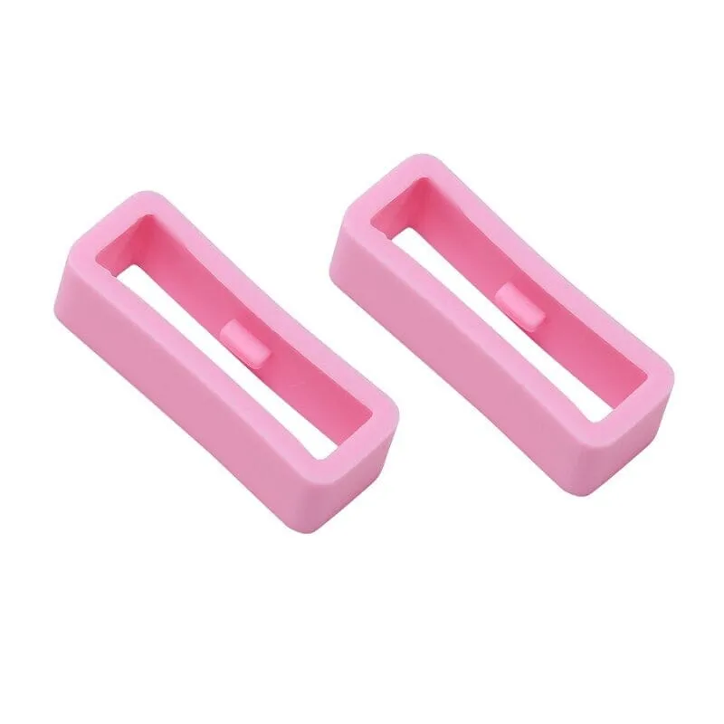 Pair of Watch Strap Band Keepers Loops Compatible with the Ticwatch E & C2
