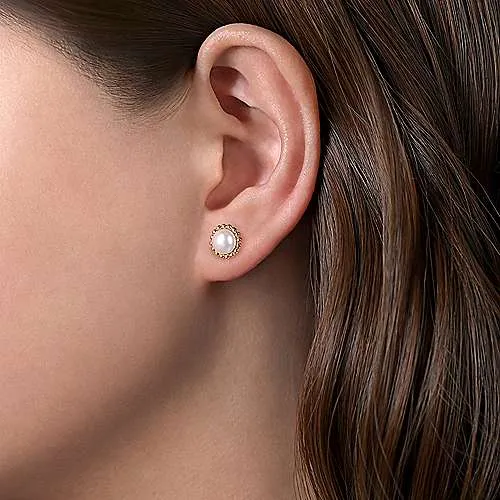 Pearl & Bead Stud Earrings