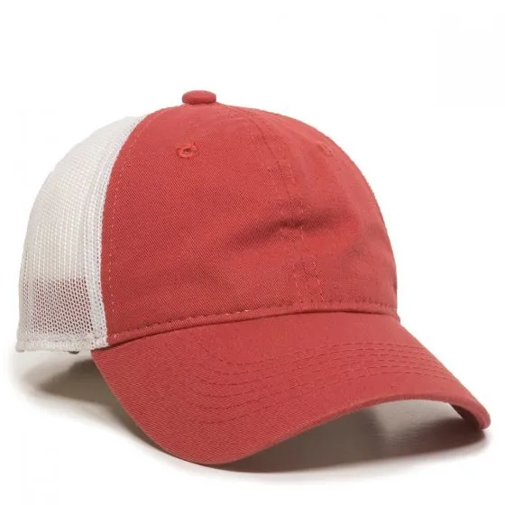 Platinum Series Heavy Cotton Front Mesh Back Cap