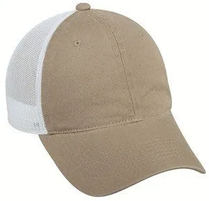 Platinum Series Heavy Cotton Front Mesh Back Cap