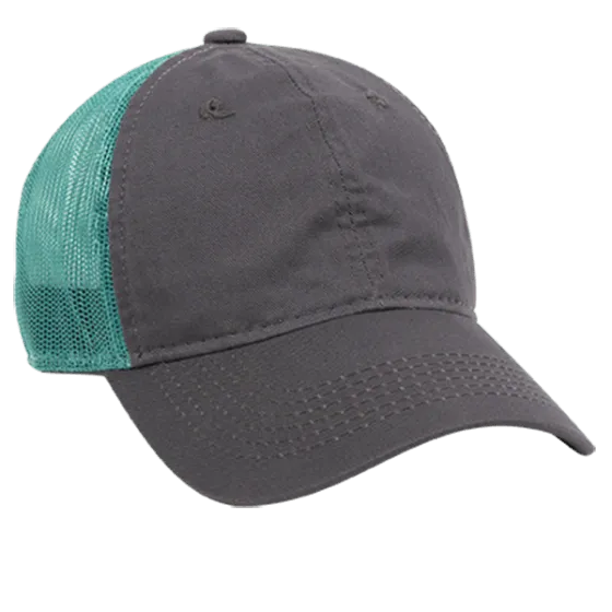 Platinum Series Heavy Cotton Front Mesh Back Cap