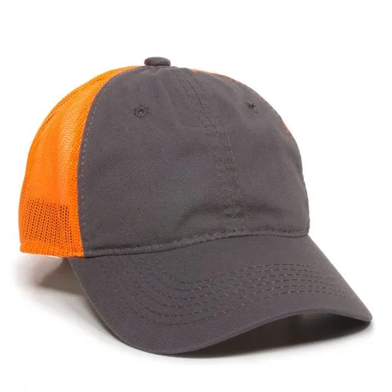 Platinum Series Heavy Cotton Front Mesh Back Cap