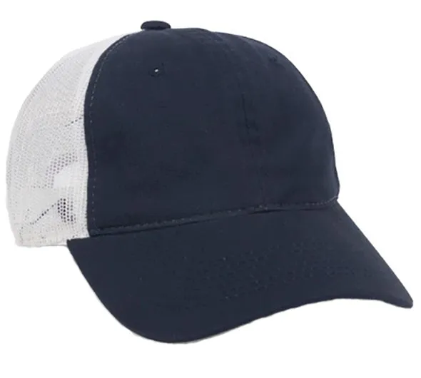 Platinum Series Heavy Cotton Front Mesh Back Cap