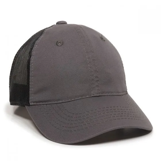 Platinum Series Heavy Cotton Front Mesh Back Cap