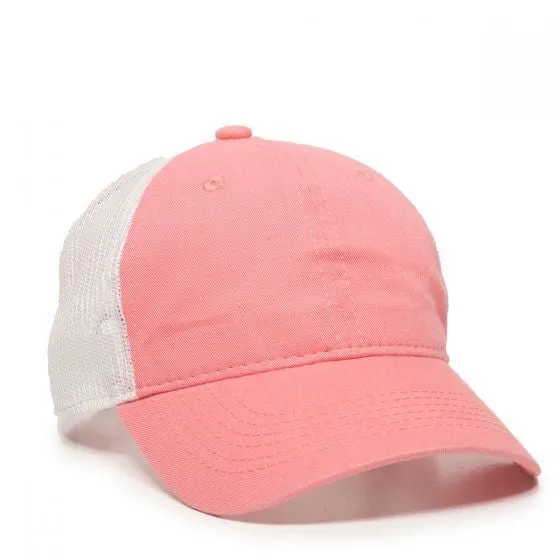 Platinum Series Heavy Cotton Front Mesh Back Cap