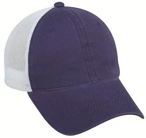 Platinum Series Heavy Cotton Front Mesh Back Cap