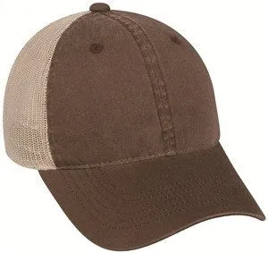 Platinum Series Heavy Cotton Front Mesh Back Cap
