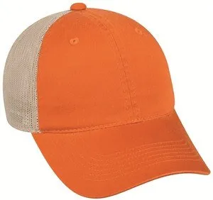 Platinum Series Heavy Cotton Front Mesh Back Cap