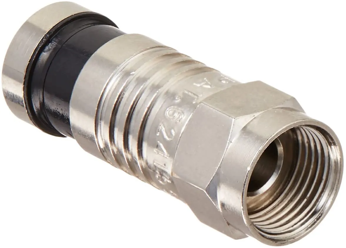 Platinum Tools 18006 F-Type RG6 Compression Connector 100-Pack