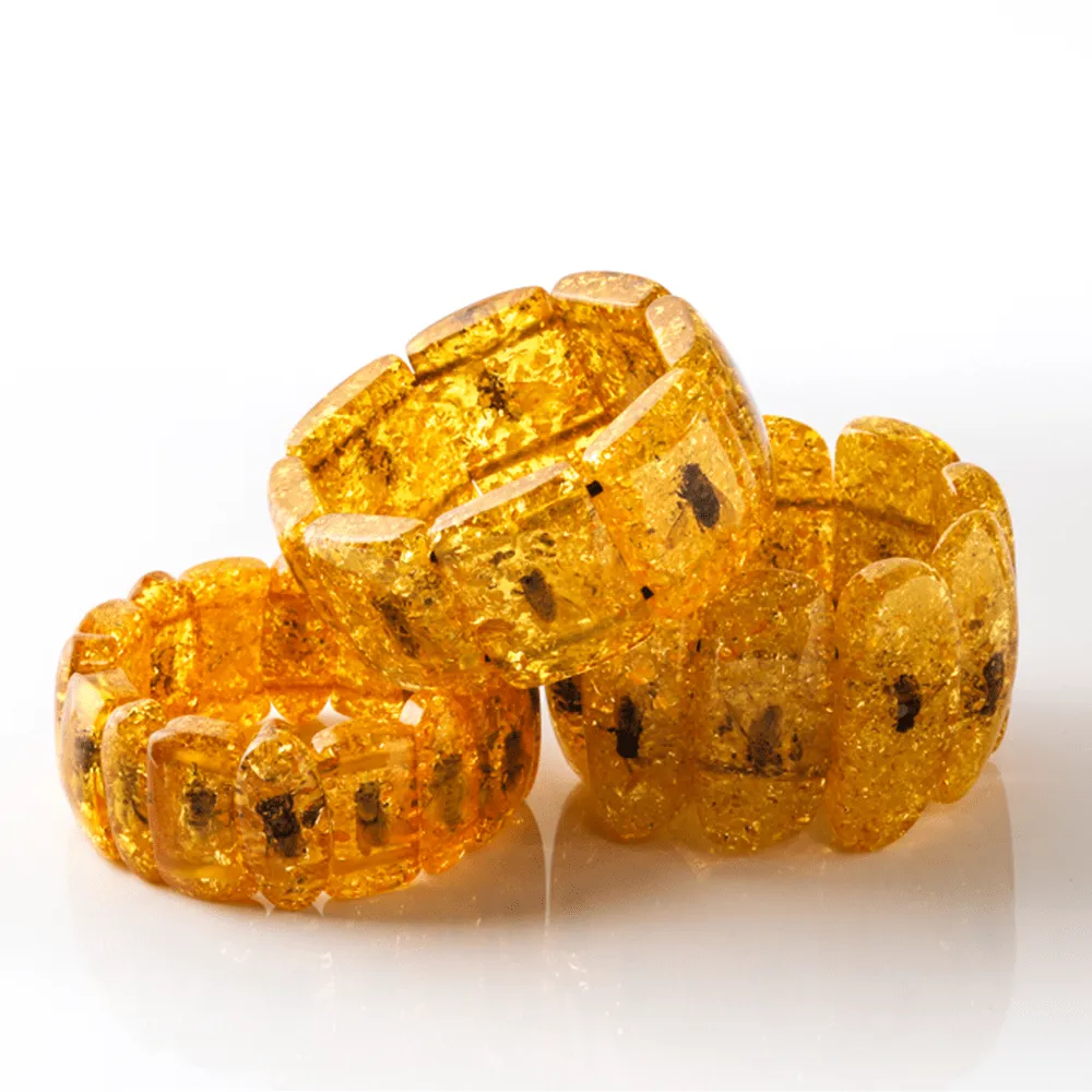 Real Insects Amber (man-made) Bracelets