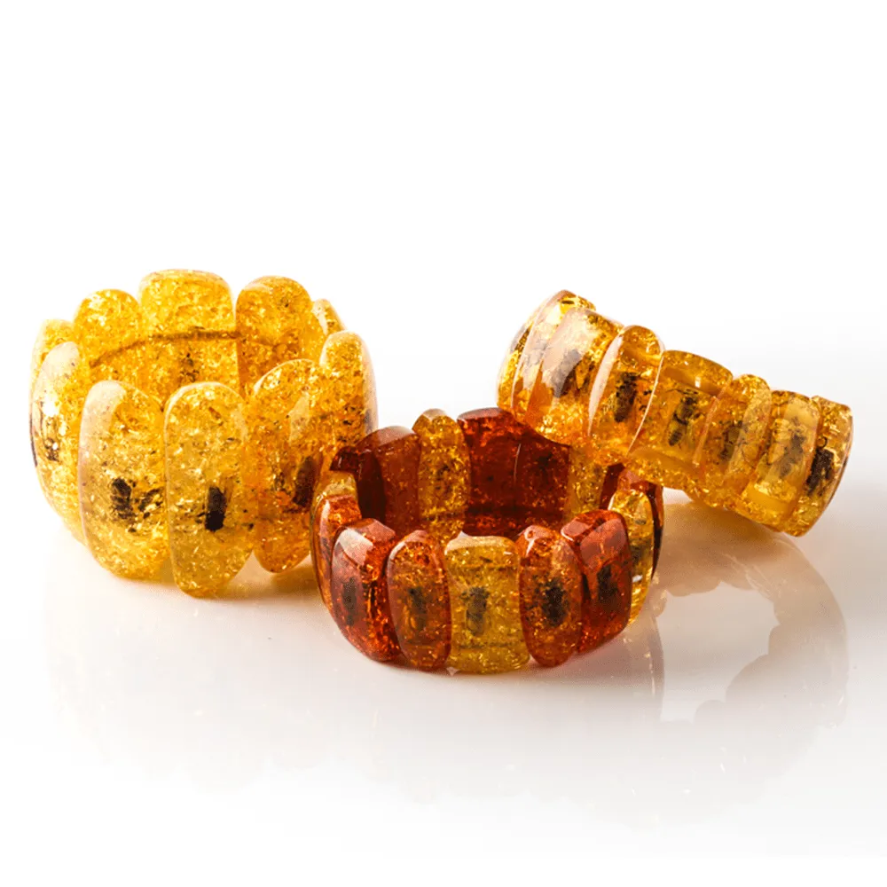 Real Insects Amber (man-made) Bracelets