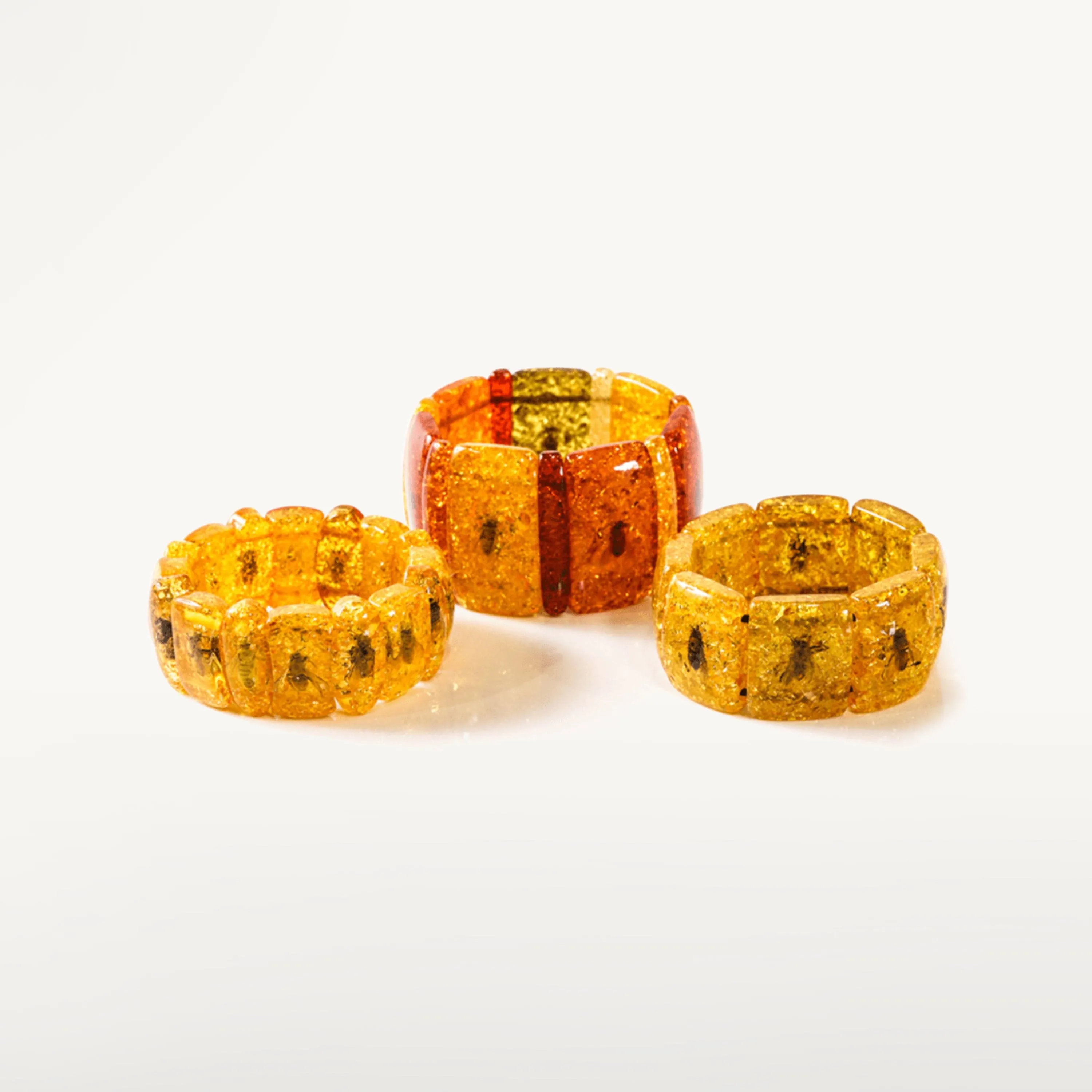 Real Insects Amber (man-made) Bracelets