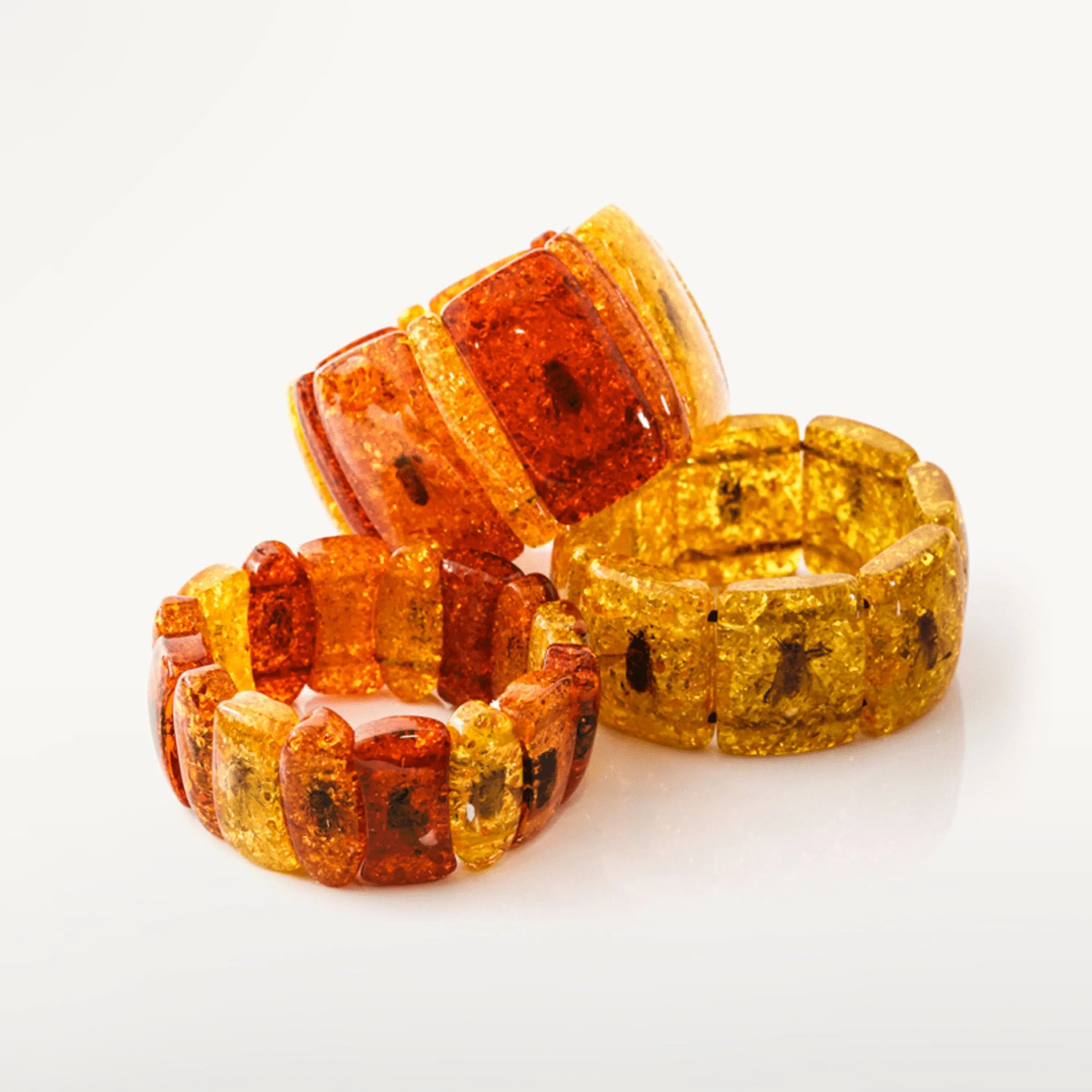 Real Insects Amber (man-made) Bracelets