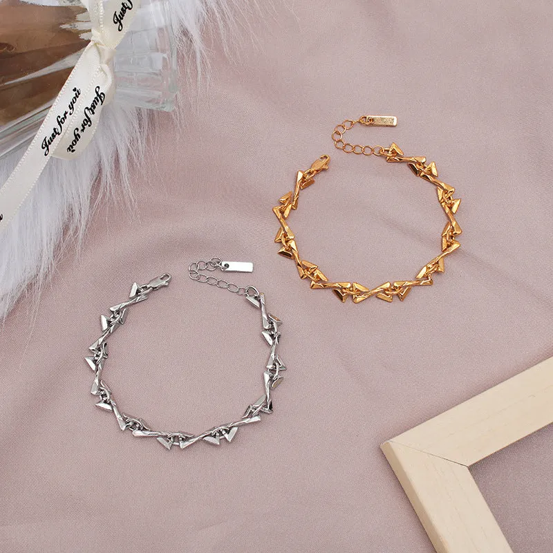 Simple Couple Bracelet Male Ins Cold Wind