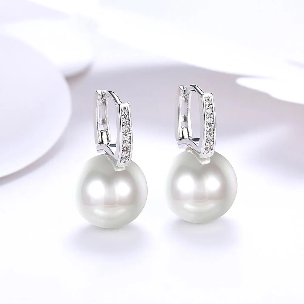 SKMEI LKN024 Pearl Earrings Drops for Ladies