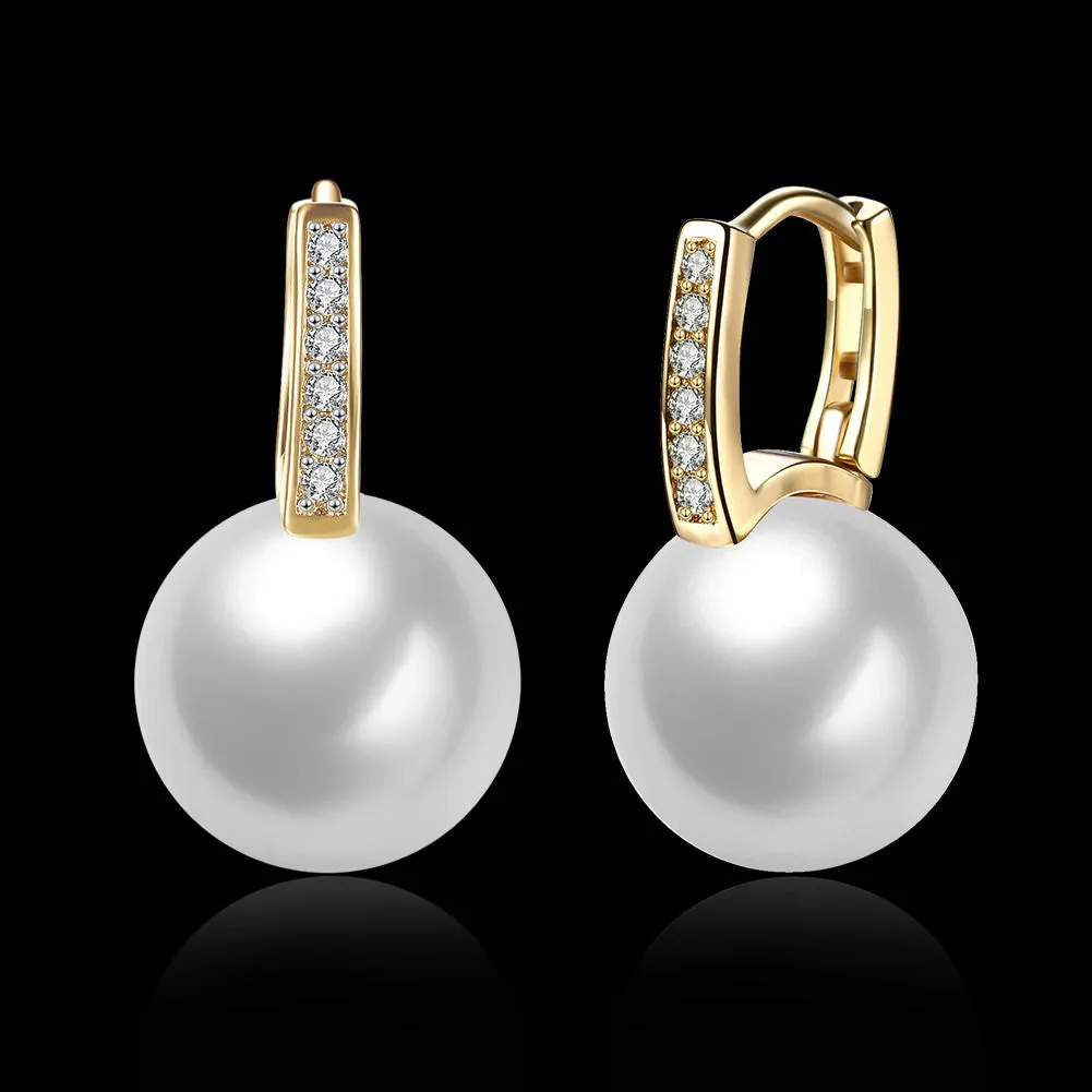 SKMEI LKN024 Pearl Earrings Drops for Ladies