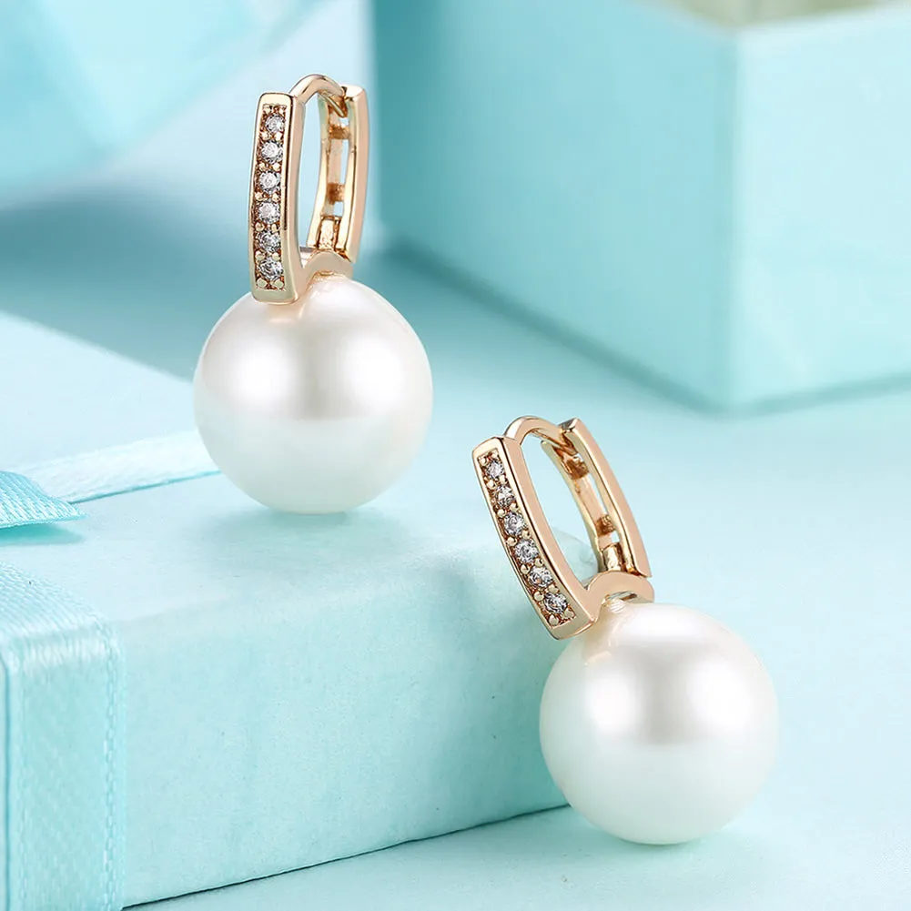 SKMEI LKN024 Pearl Earrings Drops for Ladies