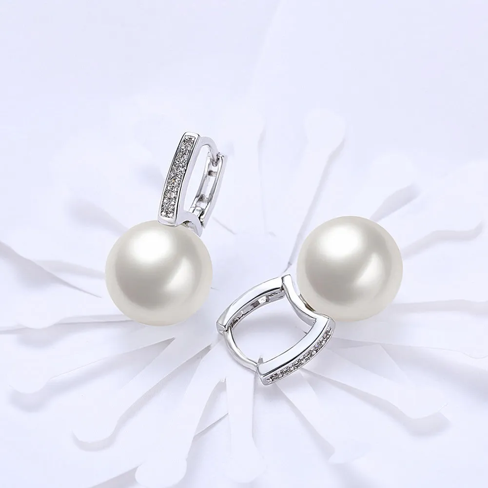 SKMEI LKN024 Pearl Earrings Drops for Ladies