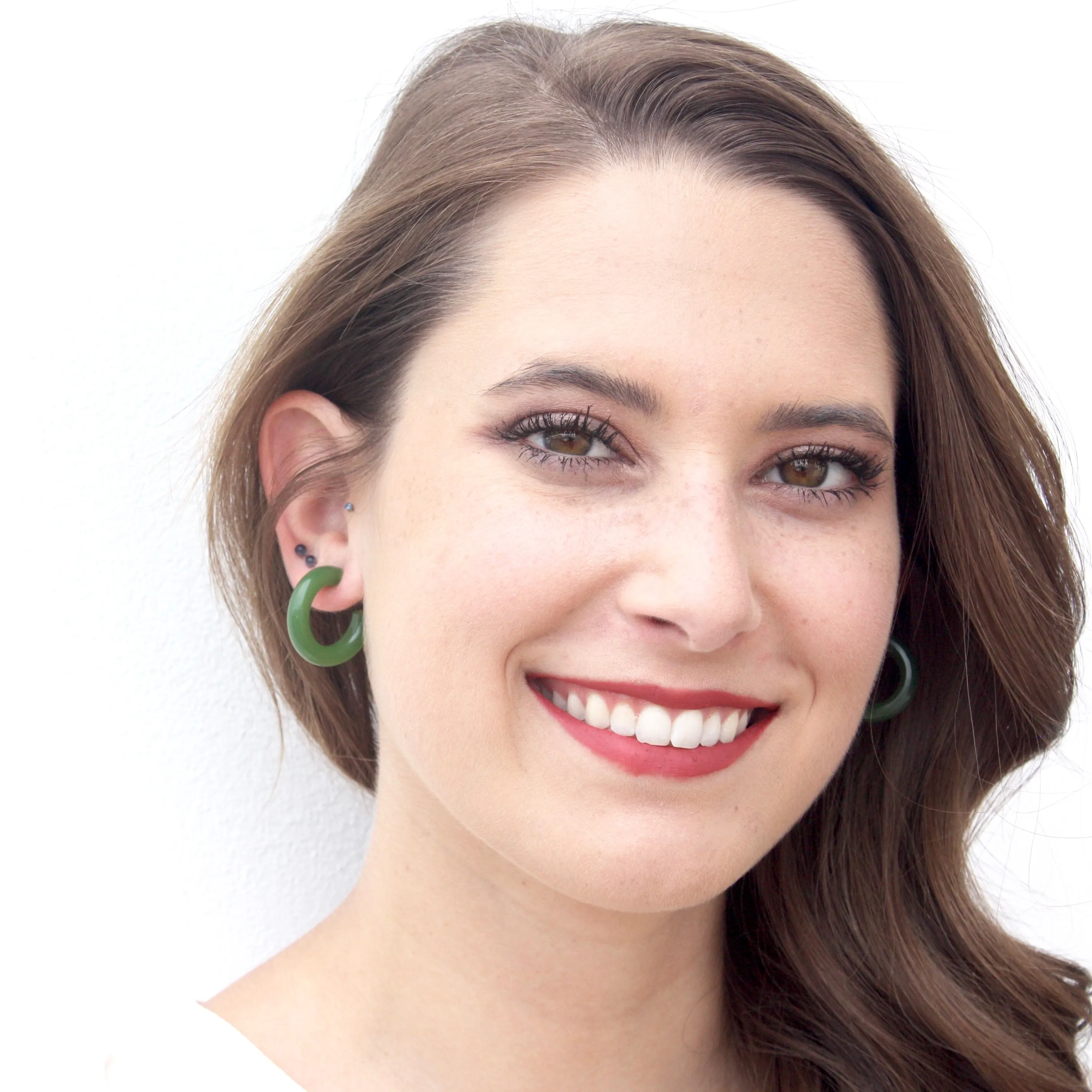 Tube Hoop Earrings