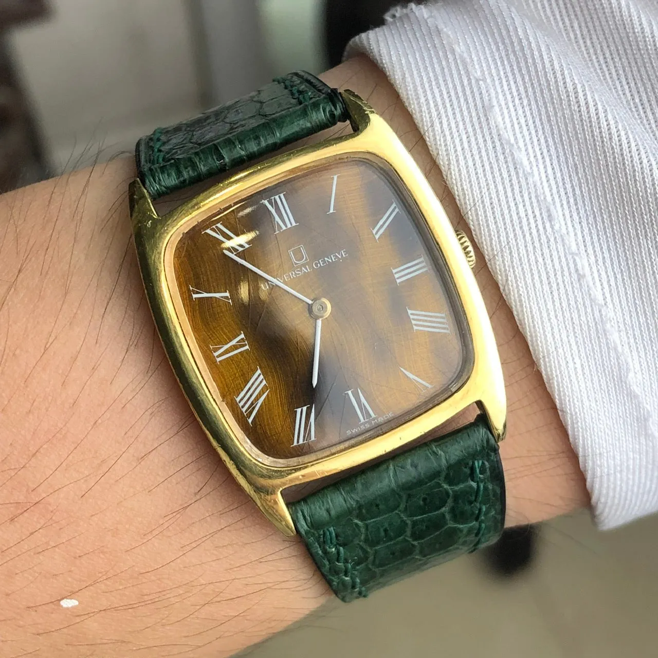 UNIVERSAL GENÈVE SPIDER WEB AMBER DIAL REF. 542114